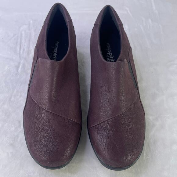 Easy Spirit e360 ESKelt Womens Cushion Comfort Slip On Wine Fabric Loafer S 8.5 - Picture 3 of 12